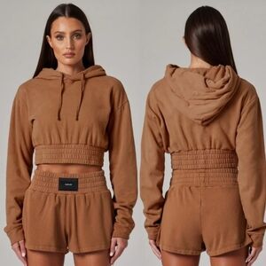 Talentless Boxing Hoodie Women's XS Toffee Tan Sweatshirt